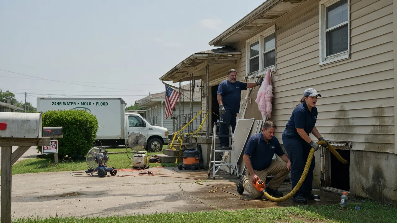 Water Damage Repair in Holdenville, OK near me